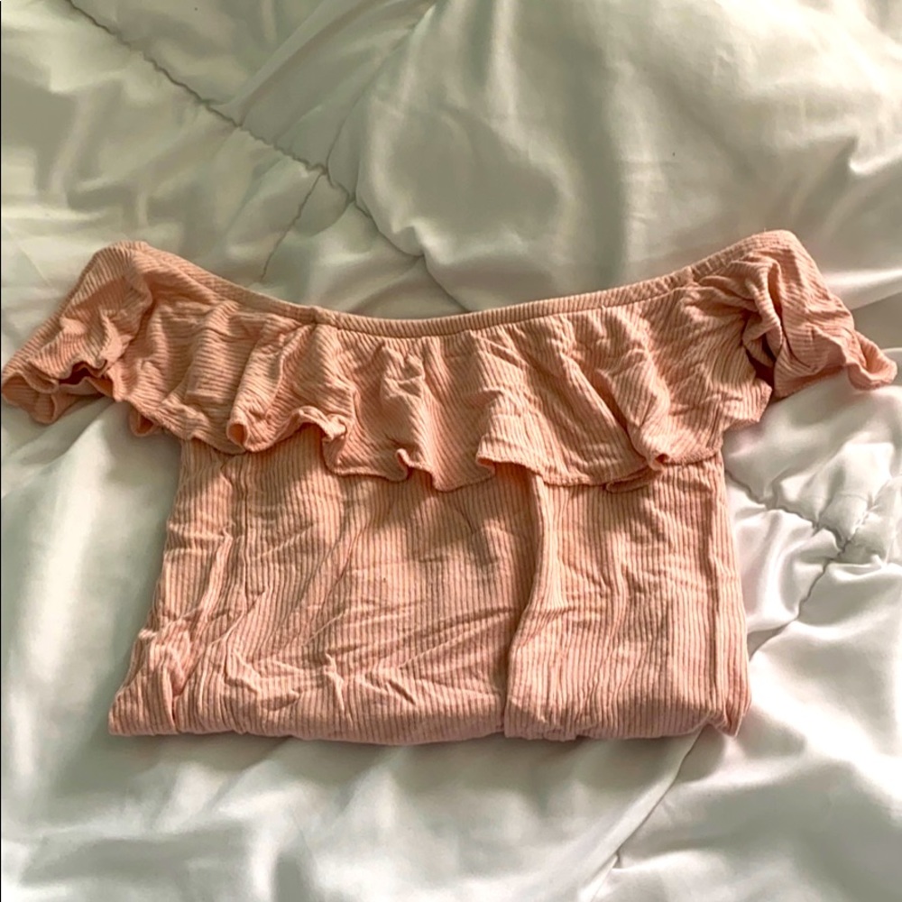Pink frill tshirt